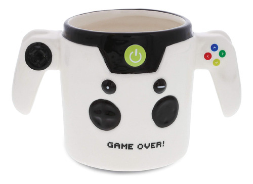 Mugniv Game Over Controller Taza Novedosa: Tazas De Café De