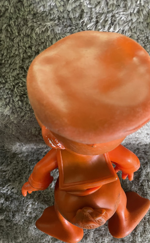 Boneco Do Pato Donald Na Cor Laranja,com Articulações Anos70 (Usado)
