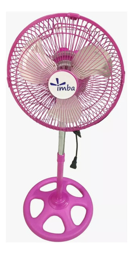 Ventilador De Pedestal 10 Pulgadas 3 Velocidades Metálico