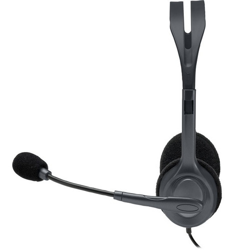 Auricular C/micro Logitech H111 Silver Jack 3.5mm