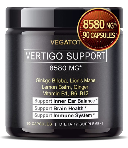 Vegatot | Vertigo Support Dizziness | 8580mg | 90 Capsules