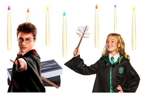 Velas Mágicas Premium Led Rgb - Harry Potter - Kit X 12