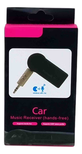 Receptor Bluetooth Para Coche Audio Adaptador Convertidr 3.5