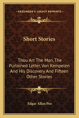 Libro Short Stories: Thou Art The Man, The Purloined Lett...