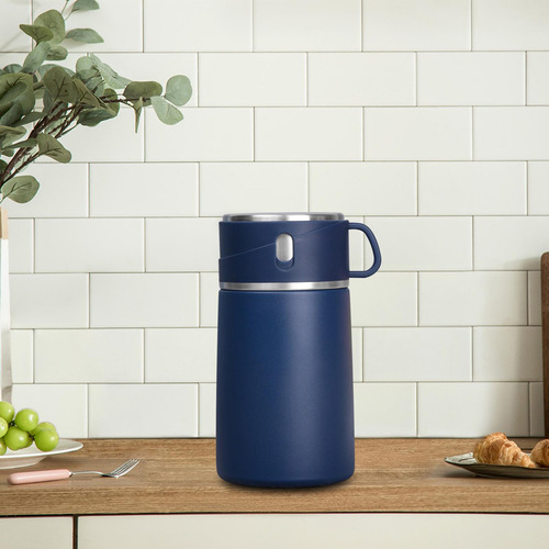 Frascos De Comida Con Aislamiento Para Bebidas Frías O Azul