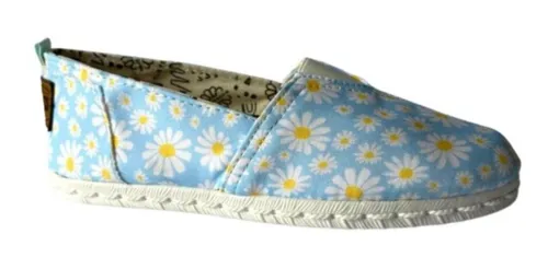 Alpargatas Dise o Moda Mujer Tela Margarita Mia MercadoLibre