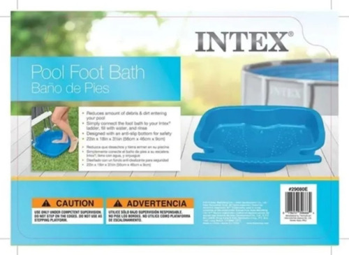 Accesorio Para Alberca Charola Baño Para Pies De Alberca