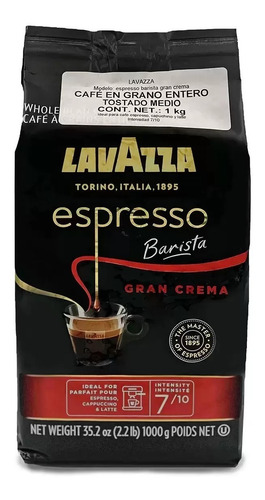 Cafe En Grano Entero Lavazza Espresso Barista Gran Crema 1kg