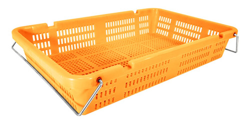 Caja Enfilable Chica Con Asas Naranja