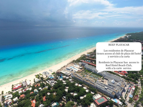 Estudio De Lujo En Venta En Playacar, 4 Albercas, Area Para
