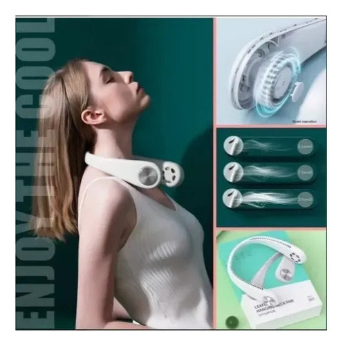 Mini Ventilador De Cuello Colgante Usb Portátil Silencioso