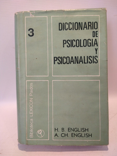 Diccionario De Psicología Y Psicoanálisis H B English 