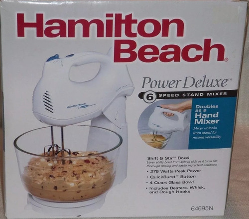 Imagen 2 de 3 de Batidora De Pedestal Hamilton Beach Modelo 64698 Color Negro