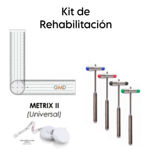 Kit De Rehabilitación Goniómetro, Cinta Y Martillo Reflejos