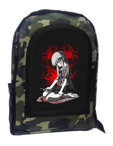 Mochila Camuflada Mirai Nikki Future Diary Yuno Gasai A4