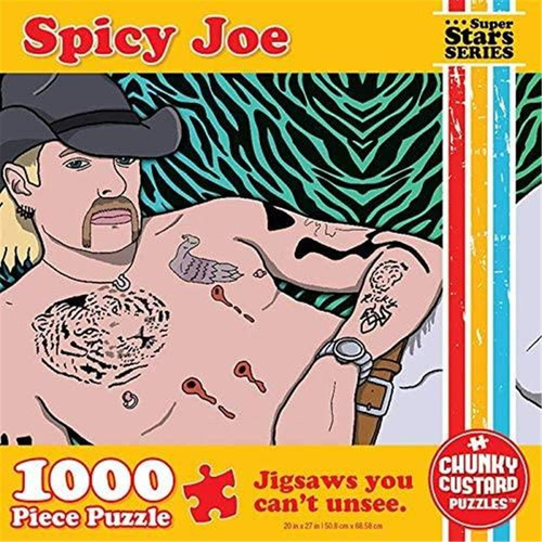 Rompecabezas Spicy Joe Tiger King, 1000 Piezas, Pop Culture