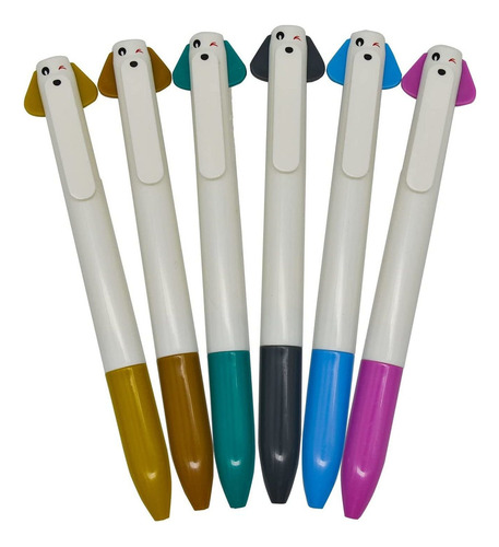 Boligrafo Lapicera Maydahui | Negra-roja | 12-pack | Perro
