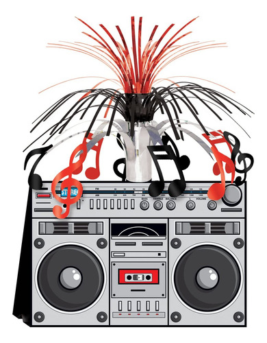 Beistle Decoraciones De Hip Hop De Los Años 80 Para Fiesta D