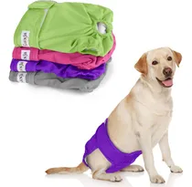 Comprar Pañales Reutilizables Para Perro Hembra Talla M Paquete De 4