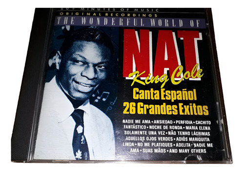 Nat King Cole: Canta Español 26 Grandes Exitos* Europa 1998* (Usado)