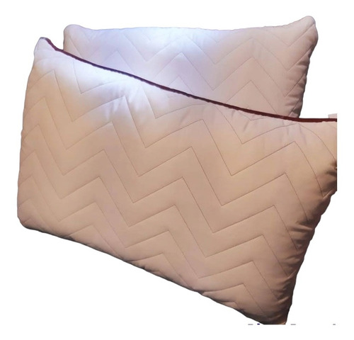 Dos Almohadas Tamaño Standard Firmes Rellenas De Fibras Gel