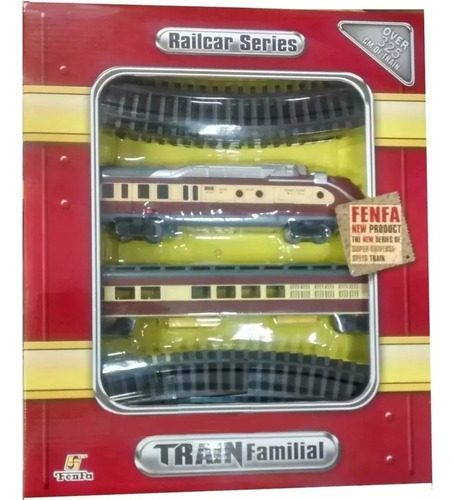 Tren Fenfa 2 Vagones Con Luz Y Sonidos Escala 1:87 