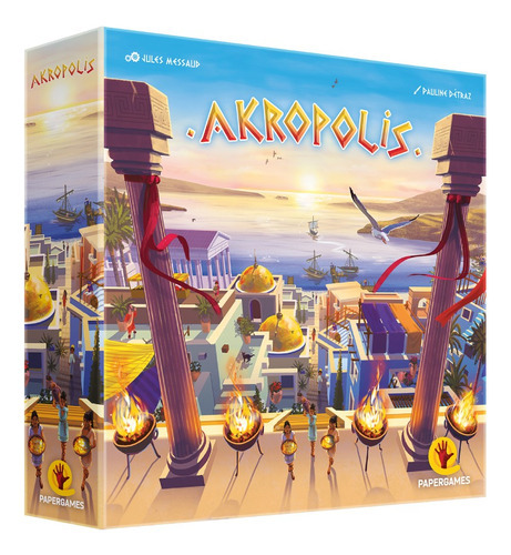 Akropolis Jogo De Estratégia Boardgames Papergames Pt-br