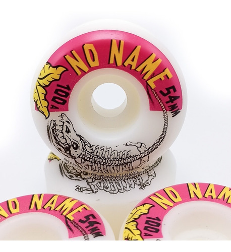 Imagen 6 de 7 de Ruedas Skate No Name Conicas Lagarto Uretano Importado Pro