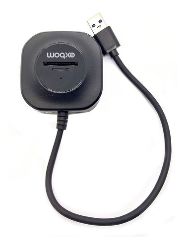 Hub Usb 3.0 Com 3 Portas + 1 Leitor Cartão Sd + Micro Sd