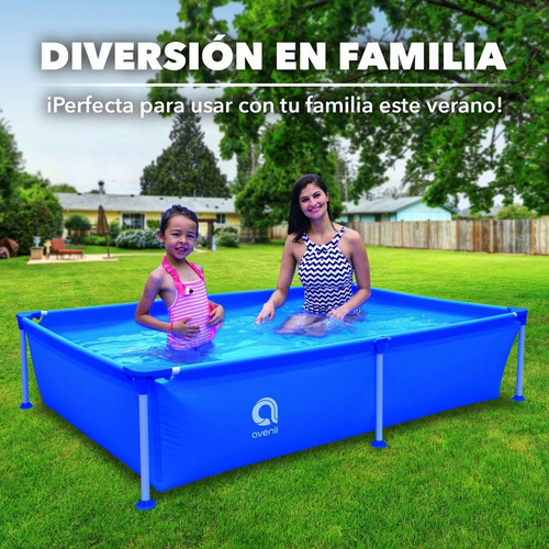 Piscina Rectangular Estructural 1.125 Litros 42x188x127 Cm