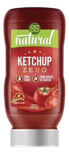 Molho Fit Ketchup 220g Zero Açúcar Zero Sódio