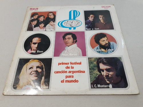 1er Festival De La Canción Argentina Para El Mundo - Lp Vg