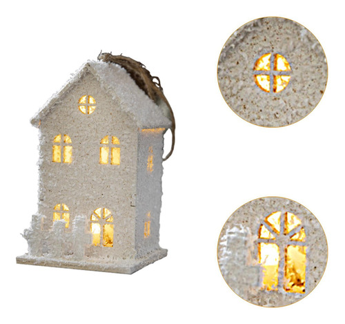 Colgante De Árbol De Navidad, Casa De Pueblo Con Estilo F