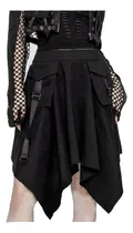 Comprar Falda Cargo Midi Irregular Y2k Aesthetic Grunge Punk Tech
