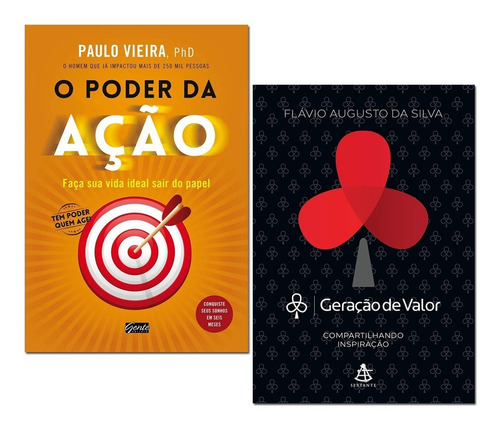 Livros Geração De Valor + O Poder Da Ação Paulo Vieira