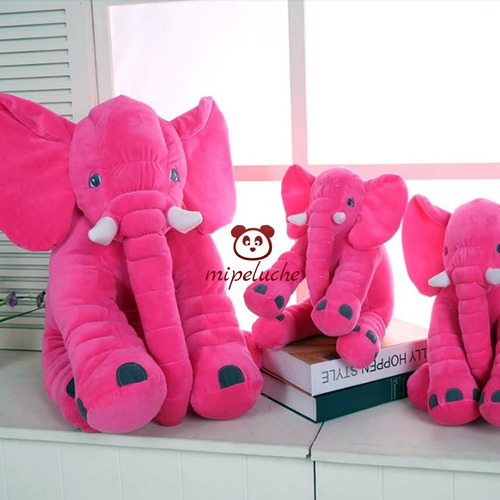 Peluche Elefante Almohada Bebe Niño 60 Cm Cojín Antialérgico