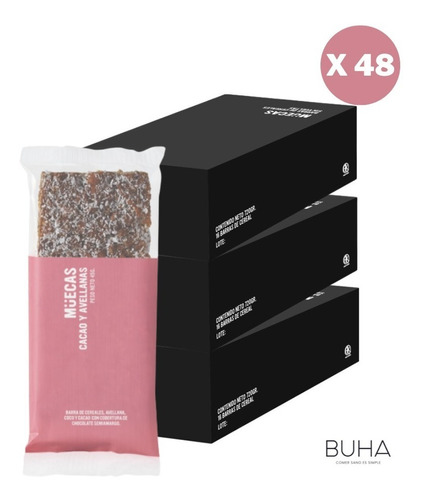 Barritas Muecas X 3 Cajas De 16 Uds. ( Cacao Y Avellanas)