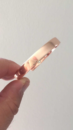 Imagem 4 de 5 de Pulseira Anti Stress Em Cobre E Pontos Magnéticos.