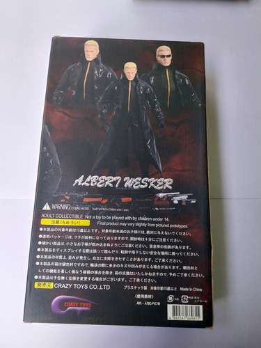 Wesker Resident Evil 5 Crazy Toys