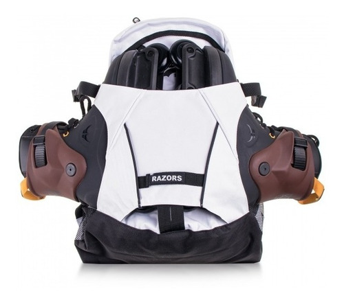 Mochila Para Patines Razors Humble White