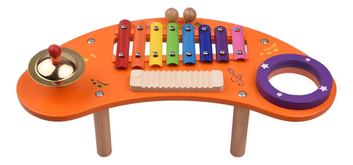 Juego De Instrumentos De Percusión Para Niños, Madera Para