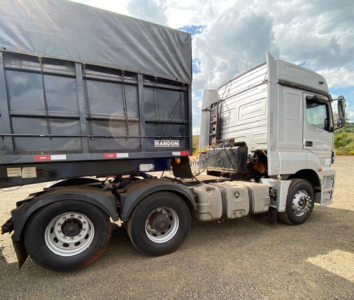 Imagem 4 de 14 de Mercedes-benz- Axor-2544-6x2-2010/10 - Teto Alto - Prata