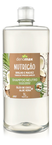 Kit Shampoo Neutro Nutrição Tamanho Família 1l - 04 Unid