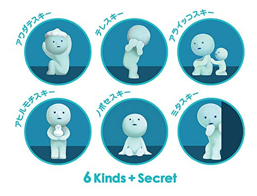 Minifigura Sinoeem Dreams Smiski Glow In The Dark Bath Seri