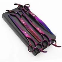 Comprar Set De Tijeras Para Peluqueria Canina 8 Pulgadas Purpura