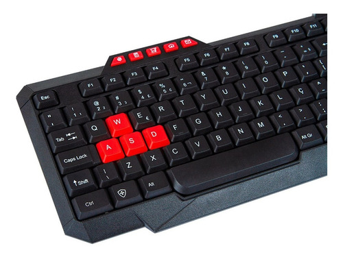 Imagem 2 de 5 de Teclado Multimídia Fun Usb Ke-k103 Com Fio Kross Elegance