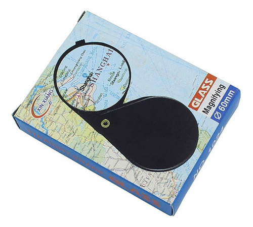 10x 2 Folding Pocket Magnifier Loupe Magnifying Glass Lens