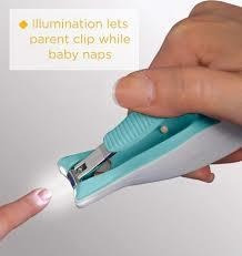 Corta Uñas Para Bebe Con Luz Led Safety