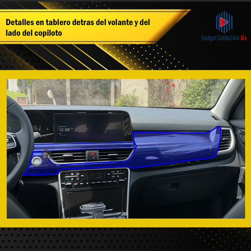 Gadget Collection Mx GC-PTPUKSSX24 Película Protectora Kit Ppf Compatible A Kia Seltos SX 2024 Color Transparente