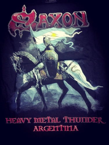 Saxon - Heavy Metal Thunder - Remera